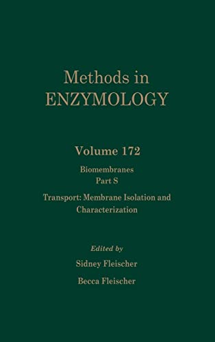 Beispielbild fr Biomembranes Volume 171 Methods in Enzymology zum Verkauf von PBShop.store US