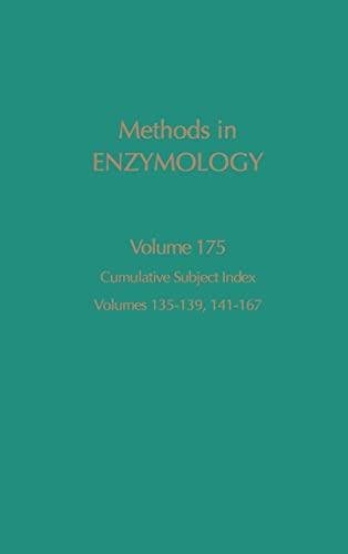 Stock image for Methods in Enzymology, Volume 175: Cumulative Subject Index, Volumes 135-139, 141-167 for sale by Zubal-Books, Since 1961