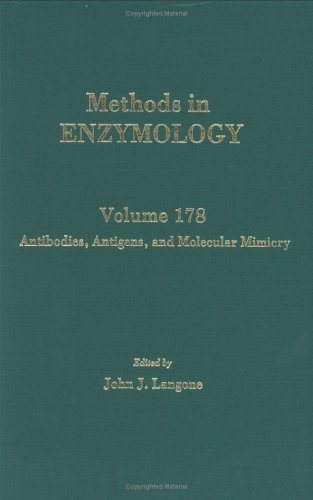 Stock image for Antibodies, Antigens, and Molecular Mimicry (Methods in Enzymology, Volume 178) for sale by David's Books