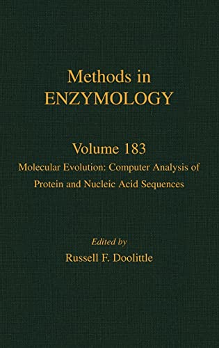 Imagen de archivo de Molecular Evolution: Computer Analysis of Protein and Nucleic Acid Sequences (Volume 183) (Methods in Enzymology, Volume 183) a la venta por HPB-Red