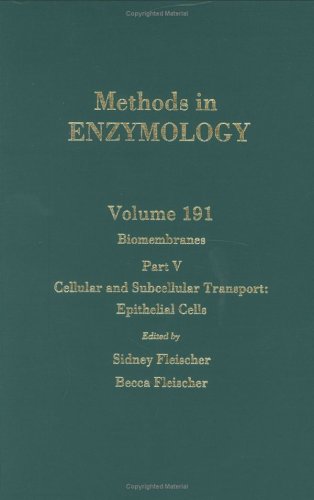 Beispielbild fr Biomembranes, Part V: Cellular and Subcellular Transport: Epithelial Cells. Methods in Enzymology Volume 191 zum Verkauf von Zubal-Books, Since 1961