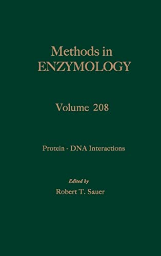 Imagen de archivo de Protein-DNA Interactions: Volume 208: Protein - DNA Interactions (Methods in Enzymology) a la venta por WorldofBooks