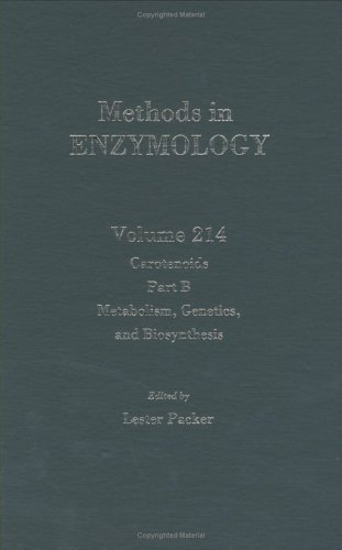 Stock image for Methods in Enzymology (Volume 214): Carotenoids, Part B - Metabolism, Genetics, and Biosynthesis for sale by Anybook.com