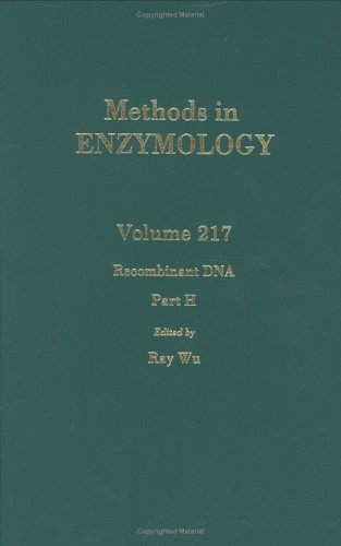 Imagen de archivo de Methods in Enzymology, Volume 217: Recombinant DNA, Part H a la venta por Zubal-Books, Since 1961