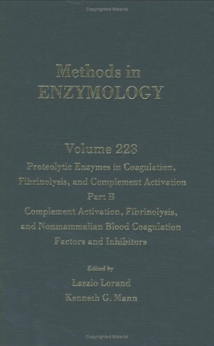 Stock image for Proteolytic Enzymes in Coagulation, Fibrinolysis, and Complement Activation, Part B Pt. B, Vol. 223 for sale by Better World Books