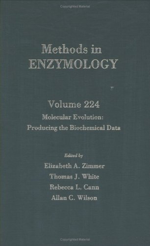 Imagen de archivo de Molecular Evolution: Producing the Biochemical Data, Volume 224: Volume 224: Molecular Evolution (Methods in Enzymology) a la venta por Ergodebooks