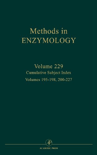 Stock image for Methods in Enzymology, Volume 229: Cumulative Subject Index, Volumes 195-198, 200-227 for sale by Zubal-Books, Since 1961