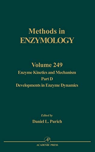 9780121821500: Enzyme Kinetics and Mechanism, Part D: Developments in Enzyme Dynamics (Volume 249) (Methods in Enzymology, Volume 249)