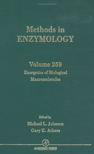 Stock image for Methods in Enzymology (Volume 259): Energetics of Biological Macromolecules for sale by Anybook.com
