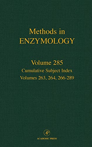 Stock image for Methods in Enzymology (Volume 285): Cumulative Subject Index - Volumes 263, 264, 266-289 for sale by Anybook.com