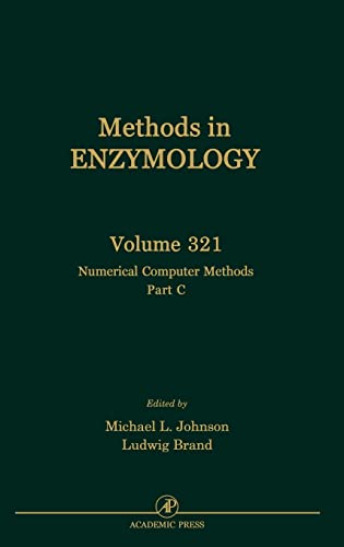 Imagen de archivo de Methods in Enzymology, Volume 321: Numerical Computer Methods, Part C a la venta por TranceWorks