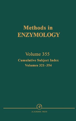 9780121822583: Methods in Enzymology: Cumulative Subject Index, Volumes 321-354: 355