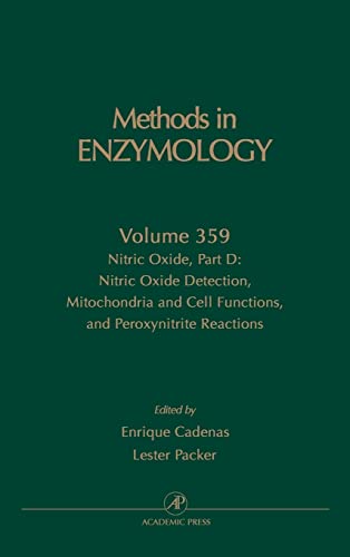 Imagen de archivo de Nitric Oxide, Part D (Volume 359) (Methods in Enzymology, Volume 359) a la venta por medimops
