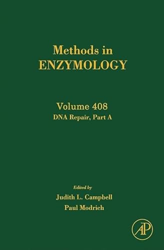 9780121828134: DNA Repair: Pt. A: 408 (Methods in Enzymology): Volume 408
