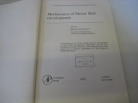 Imagen de archivo de Mechanisms of Motor Skill Development a la venta por HPB-Red
