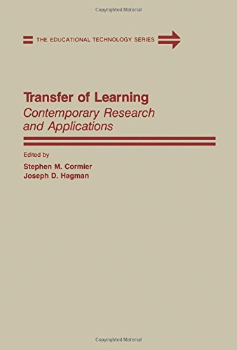 Beispielbild fr Transfer of Learning: Contemporary Research and Applications zum Verkauf von BooksRun