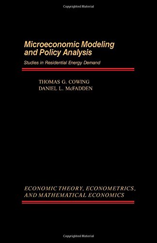 9780121940607: Microeconomic modeling and policy analysis: Studies in residential energy demand (Economic theory, econometrics and mathematical economics)