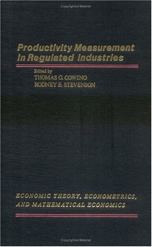 9780121940805: Productivity Measurement in Regulated Industries
