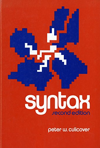 Syntax (9780121992569) by Culicover, Peter W.