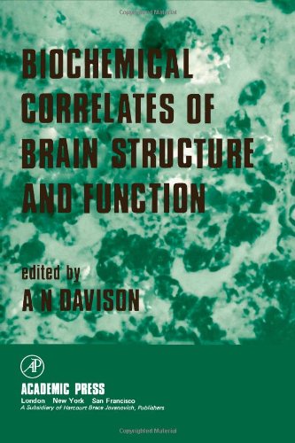 Stock image for Biochemical Correlates of Brain Structure and Function for sale by Better World Books Ltd