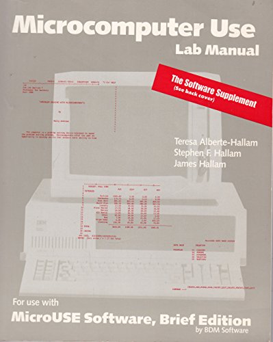 Stock image for Microcomputer Use: Laboratory Manual for sale by WookieBooks