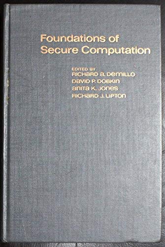 Stock image for Foundations of Secure Computation for sale by Better World Books