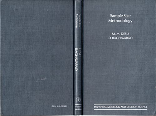 9780122121654: Sample Size Methodology (Statistical Modeling and Decision Science)