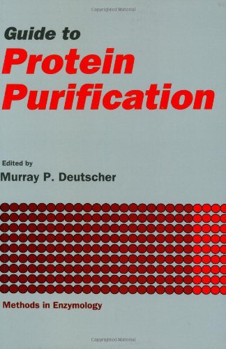 Stock image for Guide to Protein Purification, Volume 182: Volume 182: Guide to Protein Purification (Methods in Enzymology) for sale by HPB-Red