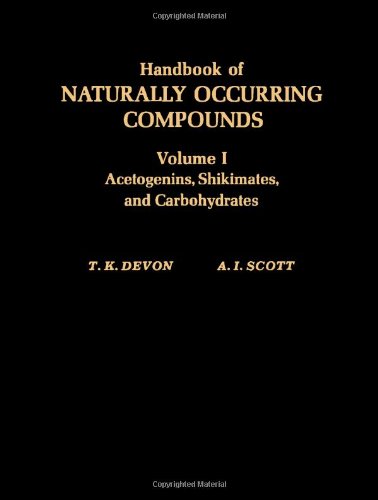 Stock image for Handbook of Naturally Occurring Compounds for sale by Better World Books