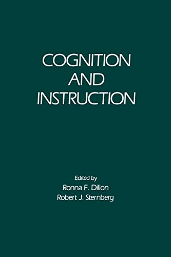 Beispielbild fr Cognition and Instruction zum Verkauf von Books to Die For
