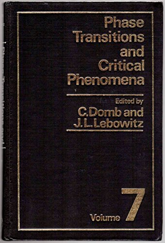 9780122203077: Phase Transitions and Critical Phenomena: 7