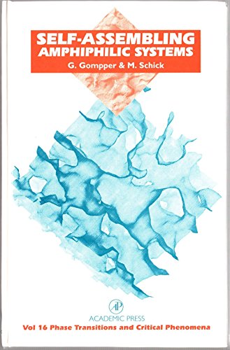 Stock image for Self-Assembling Amphiphilic Systems, Volume 16 (Phase Transitions and Critical Phenomena) for sale by Phatpocket Limited