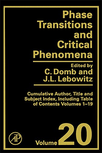 9780122203206: Index: Volume 20 (Phase Transitions and Critical Phenomena)