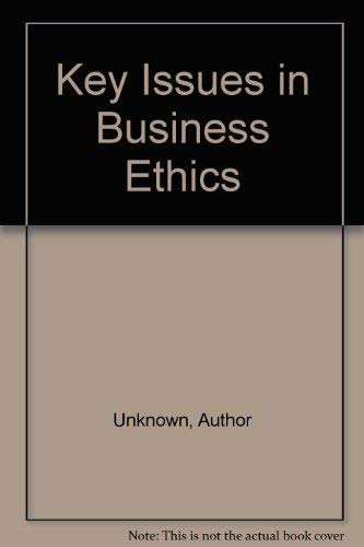 Beispielbild fr Key Issues in Business Ethics zum Verkauf von WorldofBooks