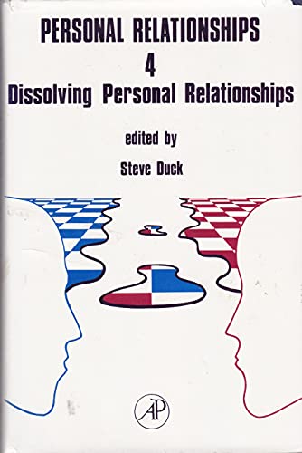 9780122228049: Dissolving Personal Relationships (v. 4)