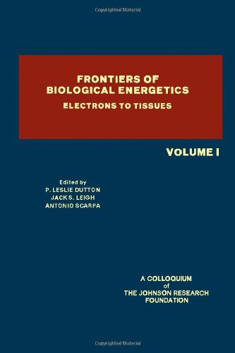 9780122254017: Frontiers of biological energetics: Electrons to tissues (Johnson Research Foundation colloquia)