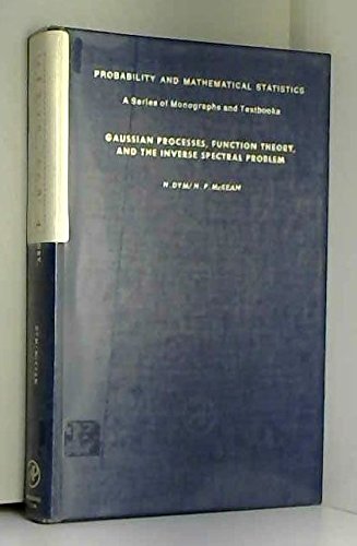 Immagine dell'editore per Gaussian Processes, Function Theory and the Inverse Spectral Problem (Probability & Mathematical Statistics Monograph). venduto da Antiquariat Bernhardt