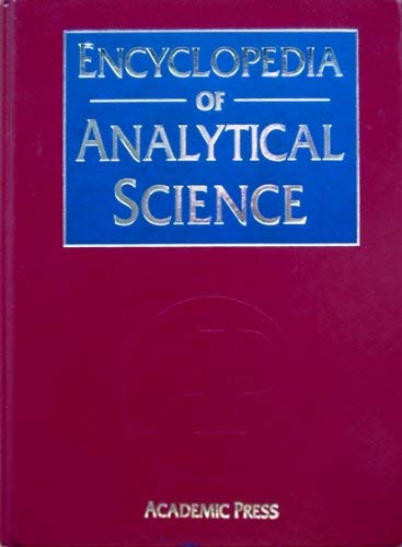 Stock image for Encyclopedia of Analytical Science for sale by Buchpark