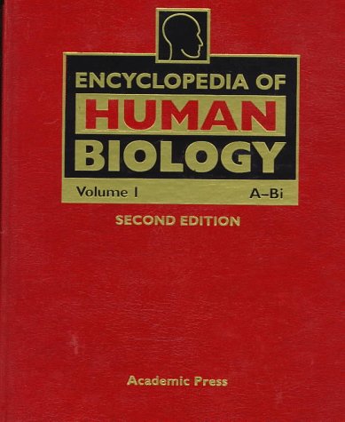 Stock image for Encyclopedia of Human Biology for sale by Better World Books