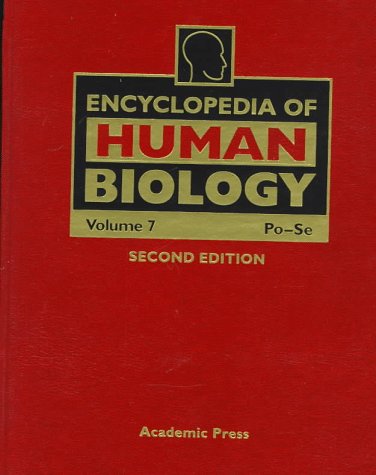 9780122269776: Encyclopedia of Human Biology, Nine-Volume Set: Encyclopedia of Human Biology, Volume 7, Second Edition