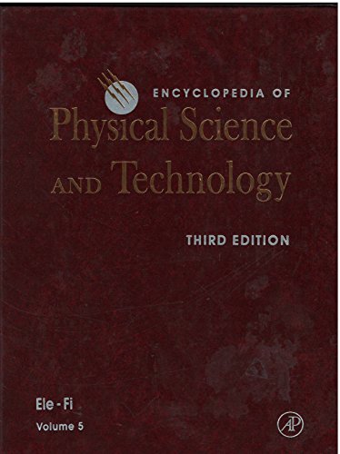 9780122274152: Encyclopedia of Physical Science and Technology Ele-Fi (Volume 5)