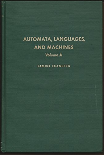 9780122340017: Automata, Languages and Machines: v. A (Pure & Applied Mathematics S.)