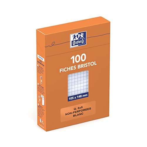 9780122340208: Oxford 23402009 Lot de 100 fiche bristol 105X148 Q.5x5