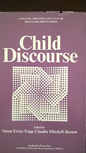 Stock image for Child Discourse (Language, thought, and culture) for sale by Booketeria Inc.