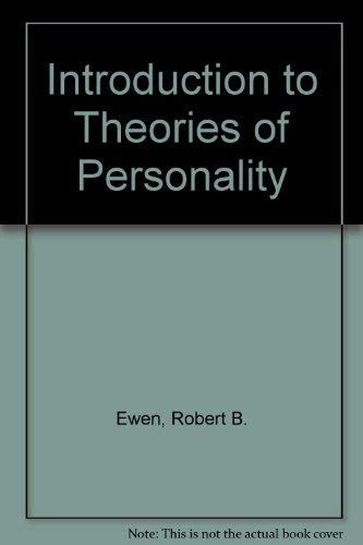 9780122451560: An introduction to theories of personality