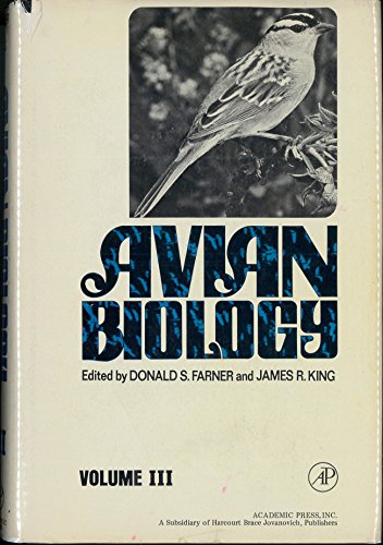 Beispielbild fr Avian Biology zum Verkauf von Better World Books