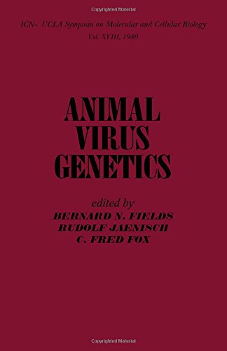 9780122558504: Animal virus genetics: Proceedings of the 1980 ICN-UCLA Symposia on Animal Virus Genetics held in Keystone, Colo., March 9-14, 1980 (ICN-UCLA symposia on molecular and cellular biology)