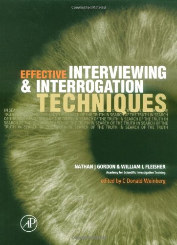 Imagen de archivo de Effective Interviewing and Interrogation Techniques a la venta por HPB-Red
