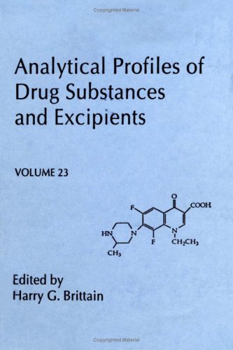 Beispielbild fr Analytical Profiles of Drug Substances and Excipients (Volume 23) zum Verkauf von Anybook.com