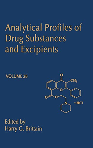 Imagen de archivo de Analytical Profiles of Drug Substances and Excipients a la venta por Books Puddle